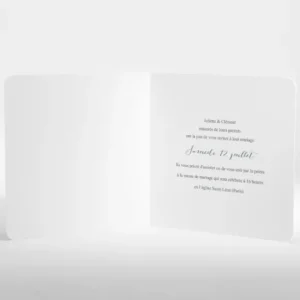 Faire-part de mariage Boheme chic*Faire-part Elégant New