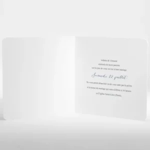 Faire-part de mariage Boheme chic*Faire-part Elégant New