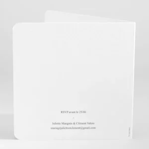 Faire-part de mariage Boheme chic*Faire-part Elégant New