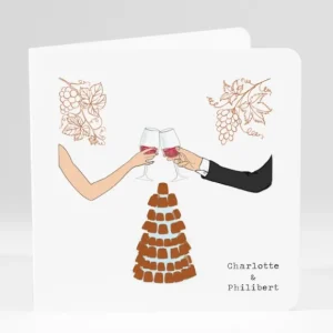 Faire-part de mariage Bordeaux*Faire-part Elégant Discount