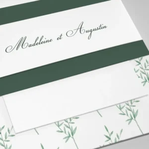 Faire-part de mariage Botanique*Faire-part Elégant Fashion