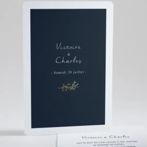 Faire-part de mariage Botanic gold chic*Faire-part Elégant New