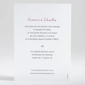 Faire-part de mariage Botanic gold chic*Faire-part Elégant New