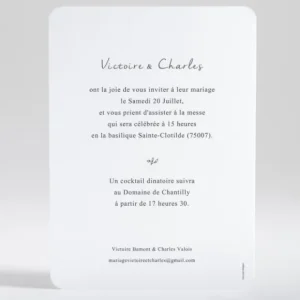 Faire-part de mariage Botanic gold chic*Faire-part Elégant New