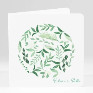 Faire-part de mariage Boule vegetale*Faire-part Elégant Discount