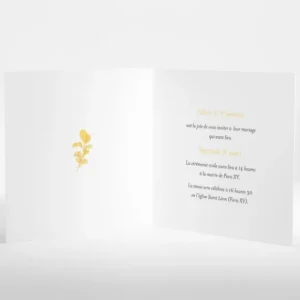 Faire-part de mariage Bouquet sauvage*Faire-part Elégant Clearance