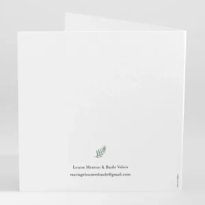 Faire-part de mariage Bouquet romantique*Faire-part Elégant Fashion