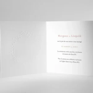 Faire-part de mariage Bouquet chic*Faire-part Elégant Outlet