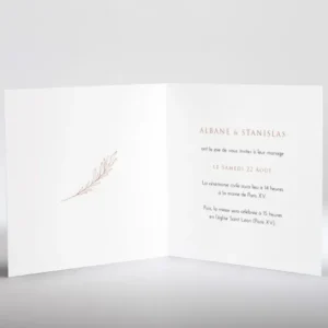 Faire-part de mariage Bouquet*Faire-part Elégant Online