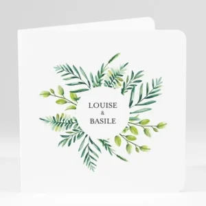 Faire-part de mariage Bouquet romantique*Faire-part Elégant Fashion