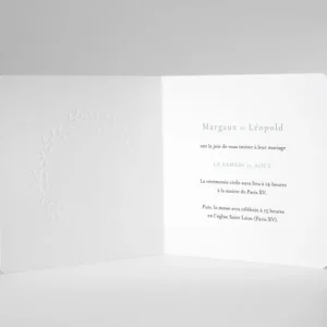 Faire-part de mariage Bouquet chic*Faire-part Elégant Outlet