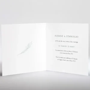 Faire-part de mariage Bouquet*Faire-part Elégant Online