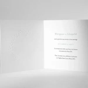 Faire-part de mariage Bouquet chic*Faire-part Elégant Outlet