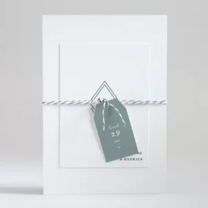 Faire-part de mariage Cachet*Faire-part Elégant Best