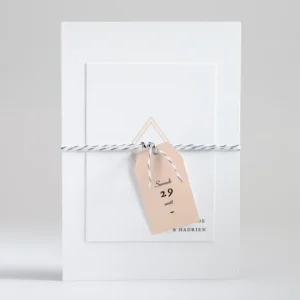 Faire-part de mariage Cachet*Faire-part Elégant Best