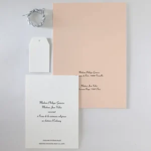 Faire-part de mariage Cachet*Faire-part Elégant Best