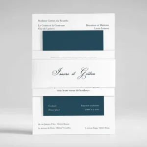 Faire-part de mariage Caractere*Faire-part Elégant Best
