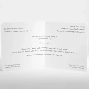 Faire-part de mariage Casino*Faire-part Elégant Online