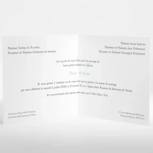 Faire-part de mariage Casino*Faire-part Elégant Online