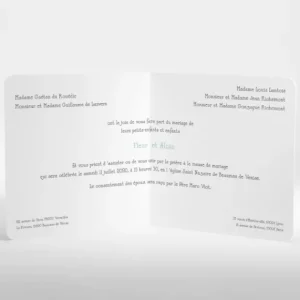 Faire-part de mariage Casino*Faire-part Elégant Online