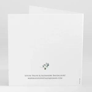 Faire-part de mariage Champetre Livret*Faire-part Elégant Discount