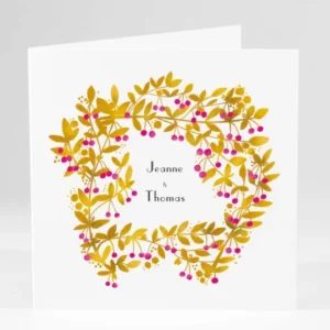 Faire-part de mariage Cherry cherry dore*Faire-part Elégant Clearance