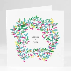 Faire-part de mariage Cherry cherry vif*Faire-part Elégant Sale