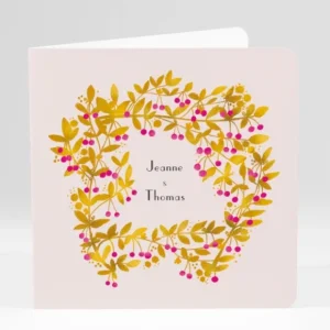Faire-part de mariage Cherry cherry dore*Faire-part Elégant Clearance