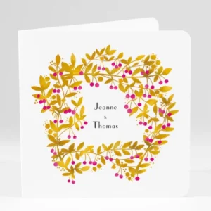Faire-part de mariage Cherry cherry dore*Faire-part Elégant Clearance