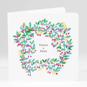 Faire-part de mariage Cherry cherry vif*Faire-part Elégant Sale