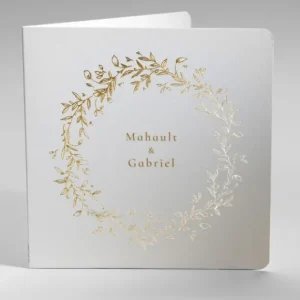 Faire-part de mariage Chic vegetal*Faire-part Elégant New