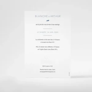 Faire-part de mariage Chic & naturel*Faire-part Elégant Discount