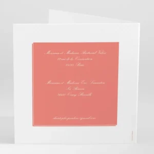 Faire-part de mariage Chic & sobre*Faire-part Elégant Online
