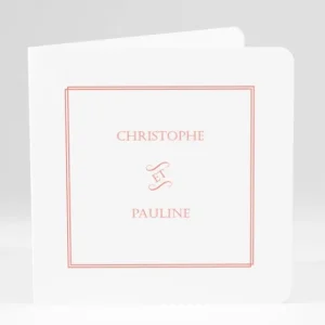 Faire-part de mariage Chic & sobre*Faire-part Elégant Online