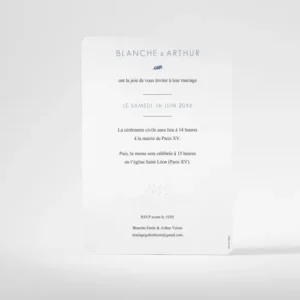 Faire-part de mariage Chic & naturel*Faire-part Elégant Discount