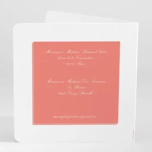 Faire-part de mariage Chic & sobre*Faire-part Elégant Online