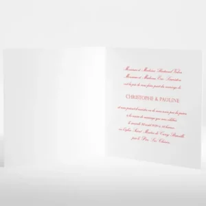 Faire-part de mariage Chic & sobre*Faire-part Elégant Online