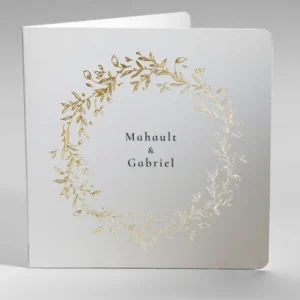 Faire-part de mariage Chic vegetal*Faire-part Elégant New