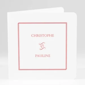 Faire-part de mariage Chic & sobre*Faire-part Elégant Online
