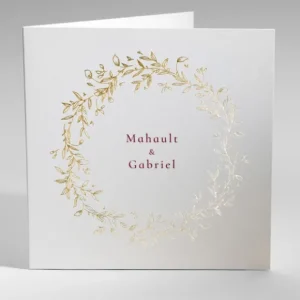 Faire-part de mariage Chic vegetal*Faire-part Elégant New