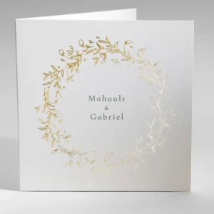 Faire-part de mariage Chic vegetal*Faire-part Elégant New