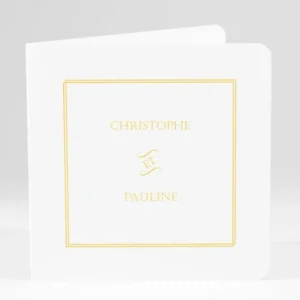 Faire-part de mariage Chic & sobre*Faire-part Elégant Online