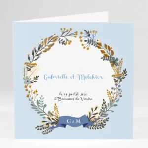 Faire-part de mariage Chlorophylle*Faire-part Elégant New