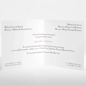 Faire-part de mariage Chlorophylle*Faire-part Elégant New