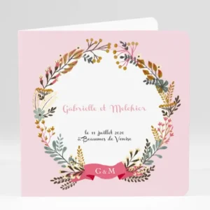 Faire-part de mariage Chlorophylle*Faire-part Elégant New