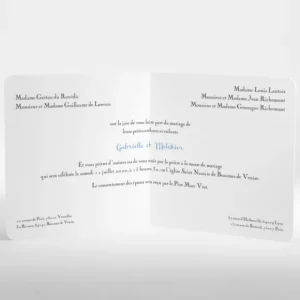Faire-part de mariage Chlorophylle*Faire-part Elégant New