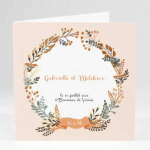 Faire-part de mariage Chlorophylle*Faire-part Elégant New