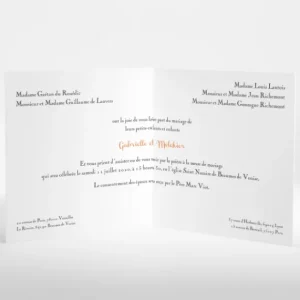 Faire-part de mariage Chlorophylle*Faire-part Elégant New