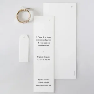 Faire-part de mariage Ciel*Faire-part Elégant Fashion