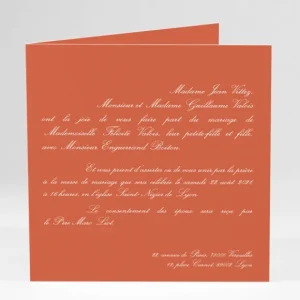 Faire-part de mariage Classique scandinave*Faire-part Elégant Online